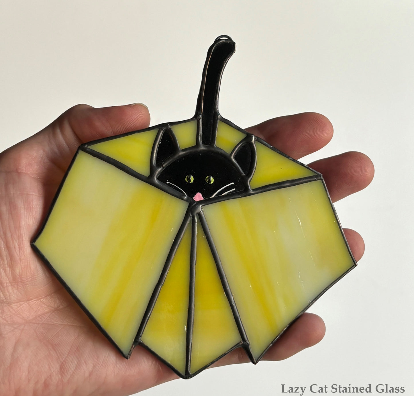 Cat-in-the-box suncatcher