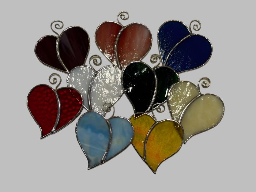 Heart - Stained Glass Ornament