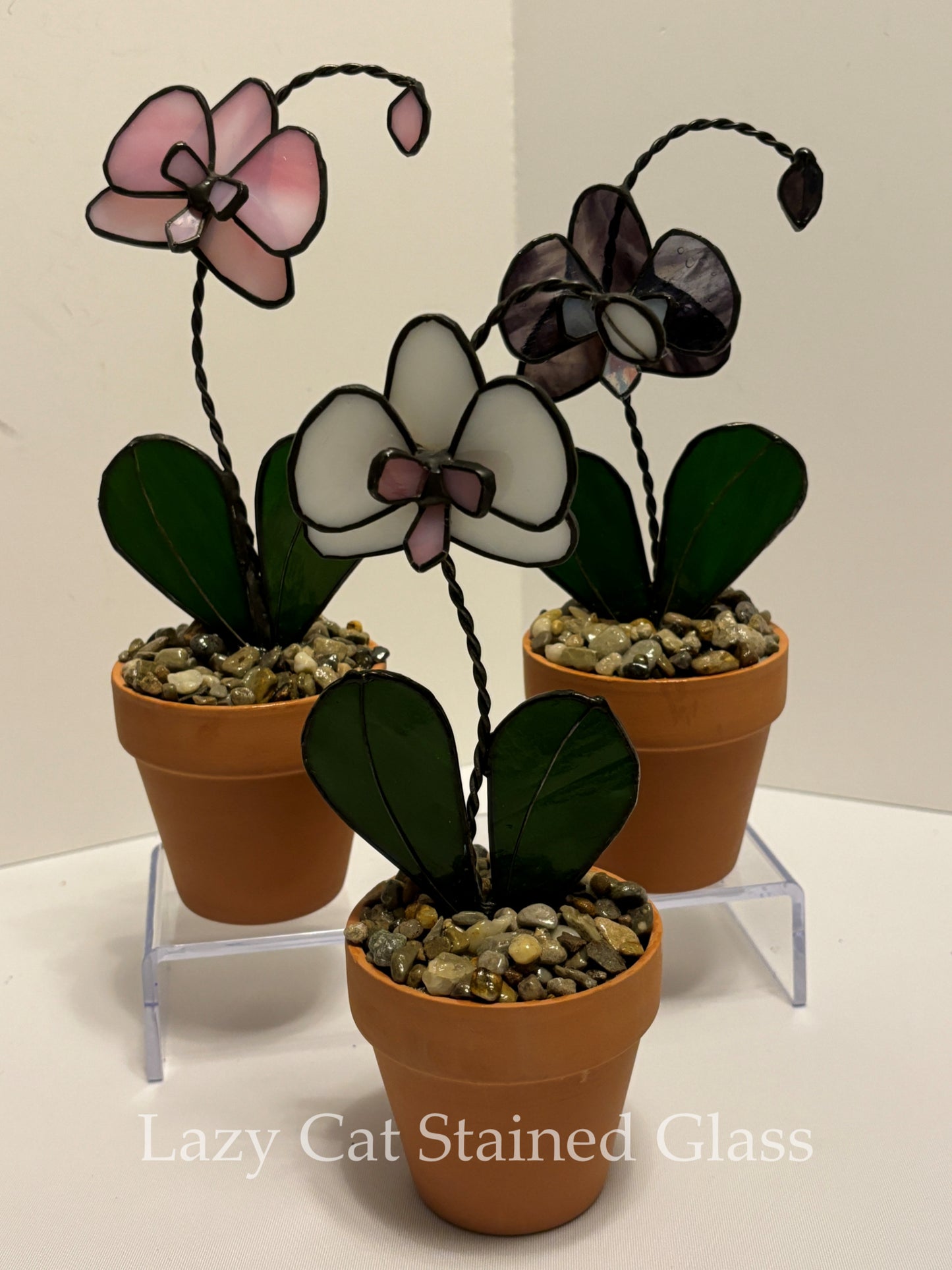 Graceful Orchid - Stained Glass Blooms