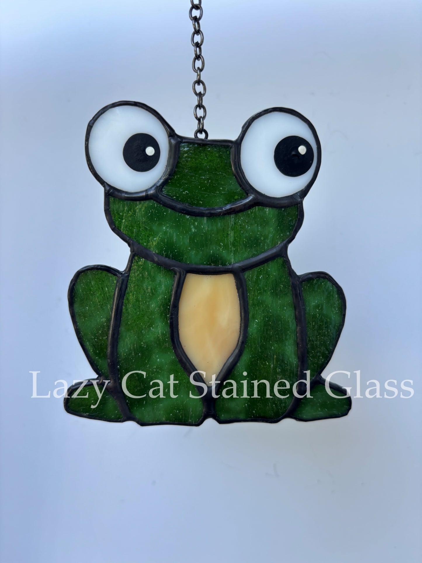 Happy Hopper – Stained Glass Frog