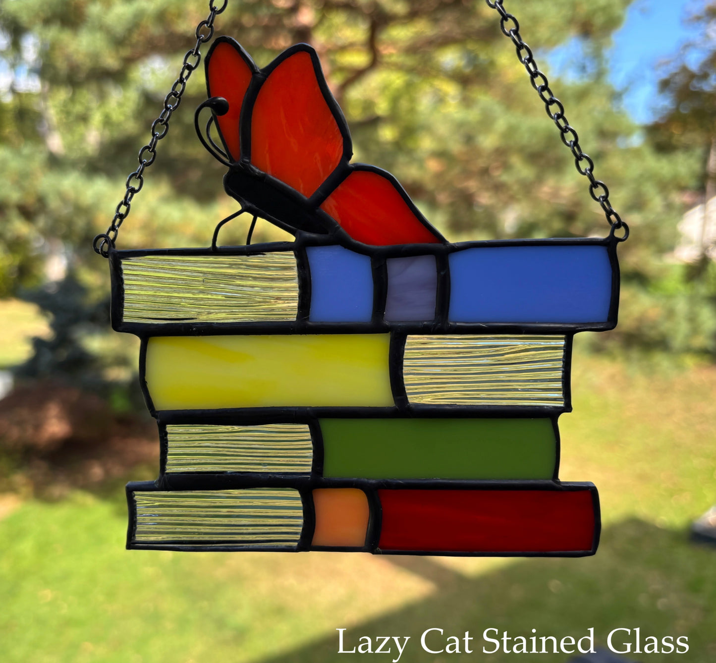 Storyflight – Stained Glass Books with Butterfly