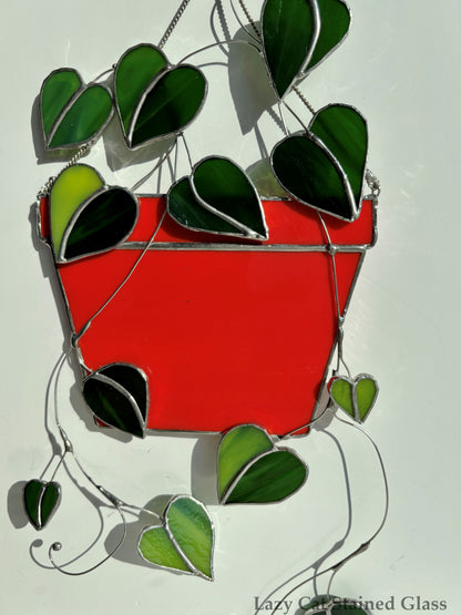 Hanging Basket – Stained Glass Plant Decor