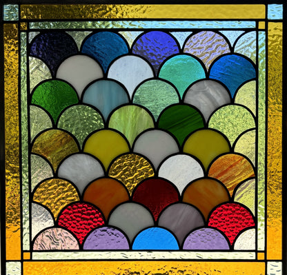 Rainbow Tapestry - Stained Glass Arches Panel
