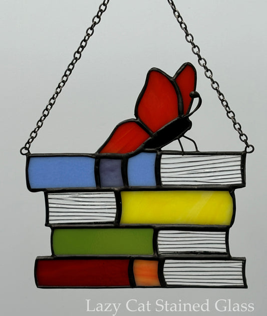 Storyflight – Stained Glass Books with Butterfly