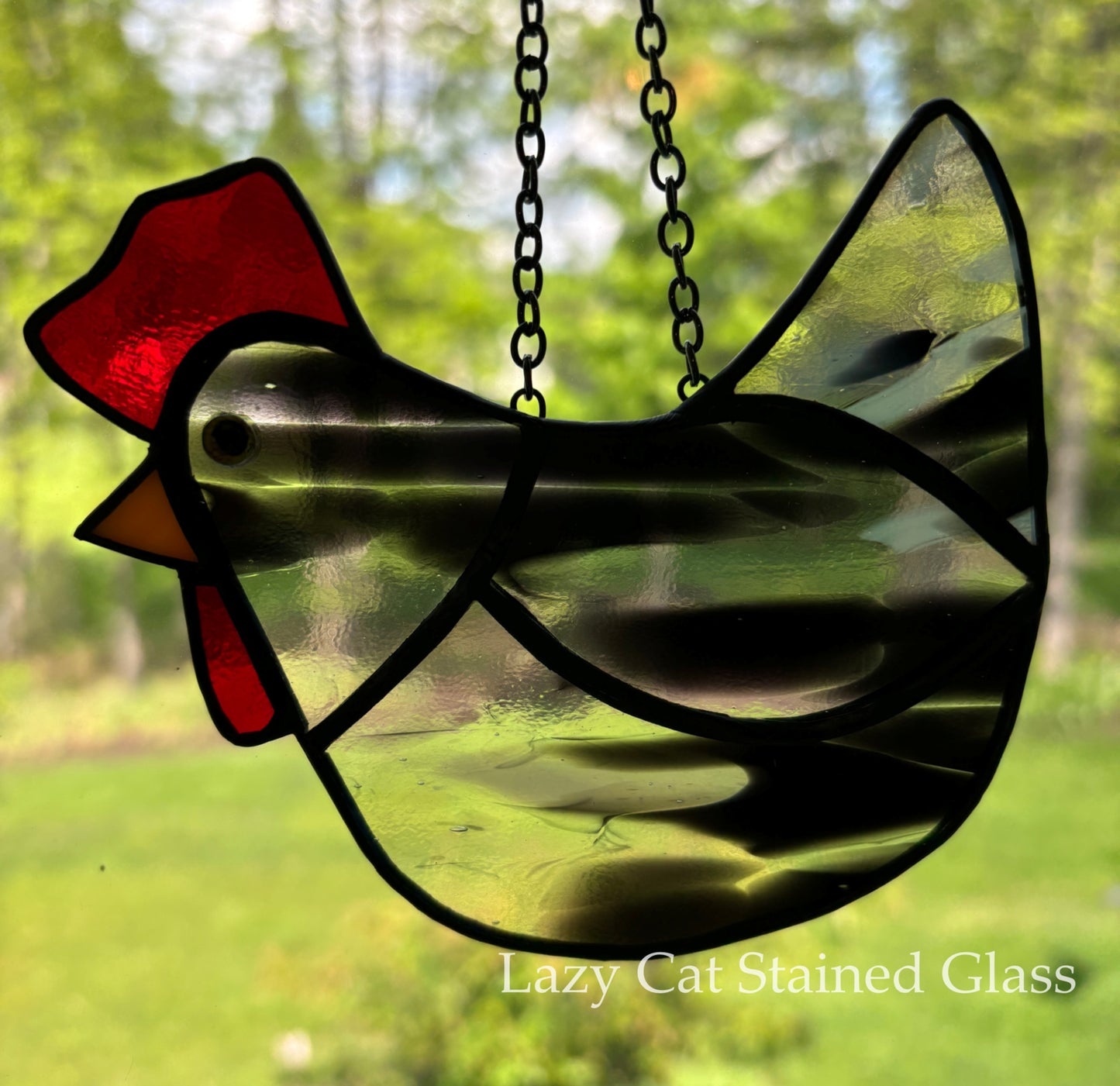 Cozy Coop – Hanging Chicken Suncatcher