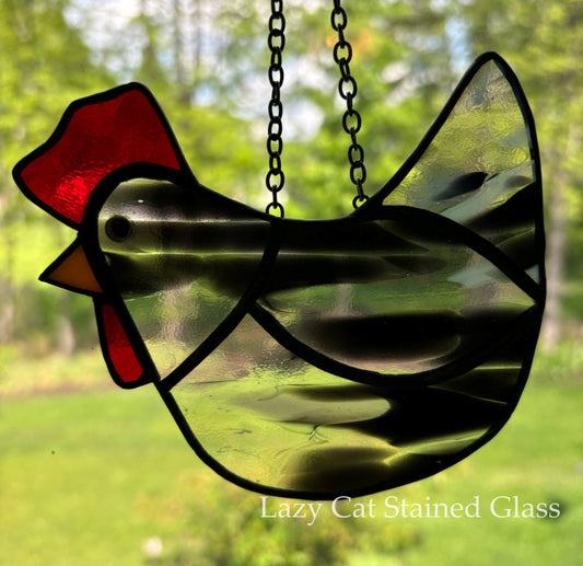 Cozy Coop – Hanging Chicken Suncatcher