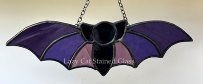 Twilight Visitor - Stained Glass Bat