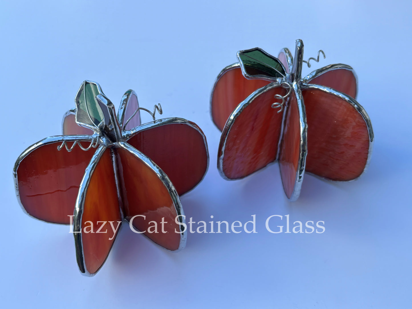 Harvest Glow - Stained Glass Pumpkins