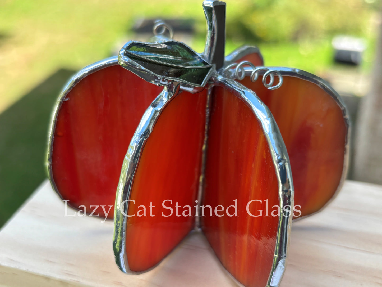 Harvest Glow - Stained Glass Pumpkins
