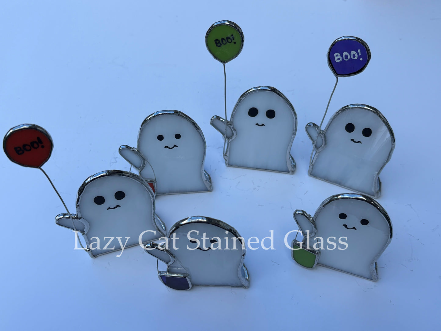 Boo Crew - Stained Glass Ghosts