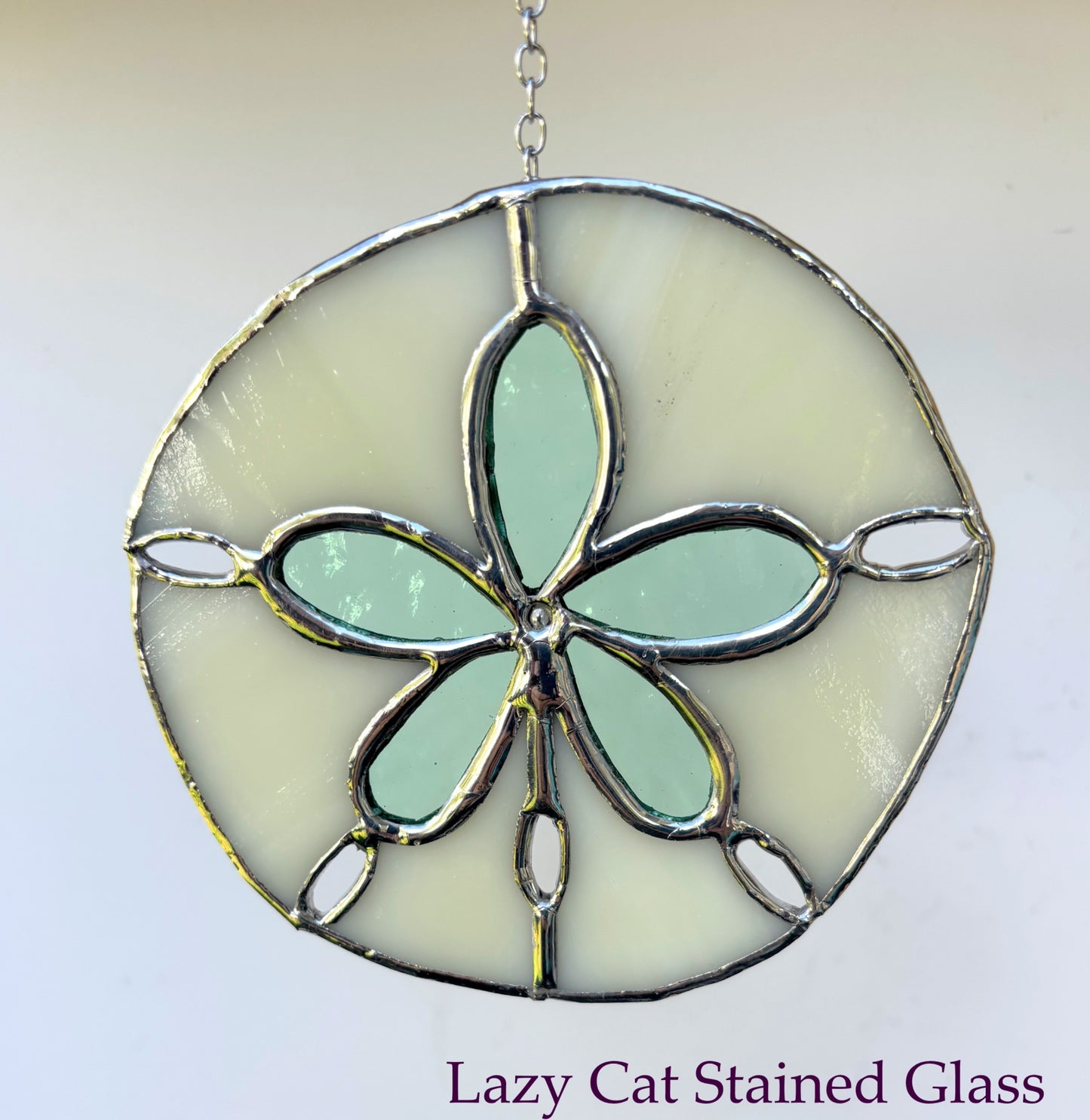 Sea Memory – Stained Glass Sand Dollar