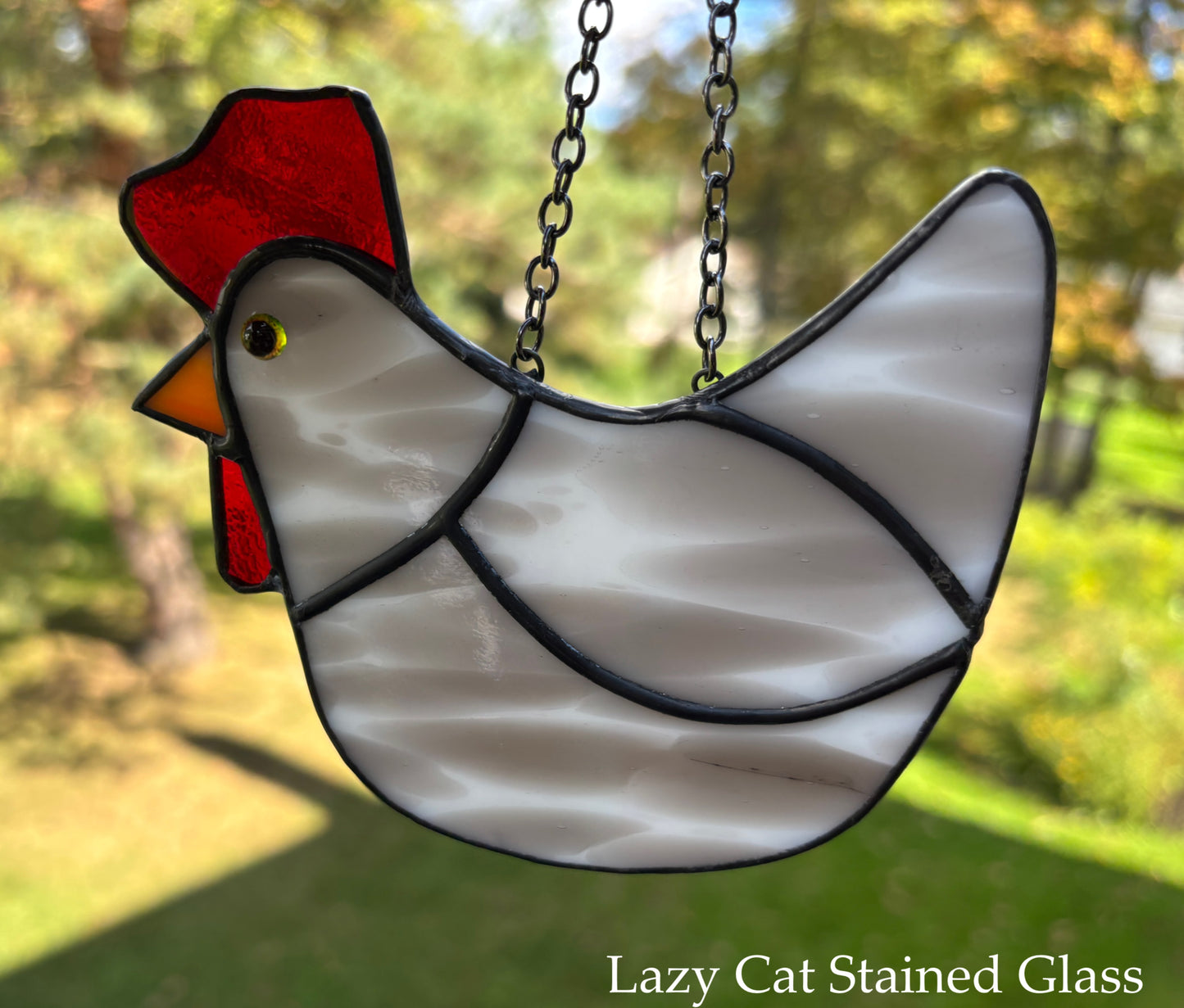 Cozy Coop – Hanging Chicken Suncatcher